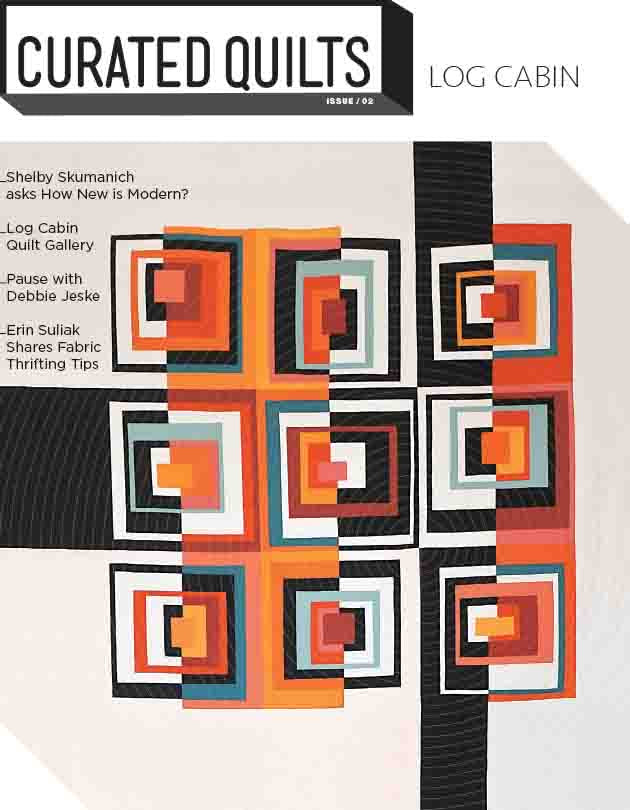 DIGITAL Log Cabin - Issue 2-Curated Quilts
