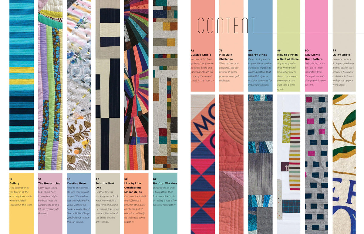 DIGITAL Linear - Issue 1-Curated Quilts