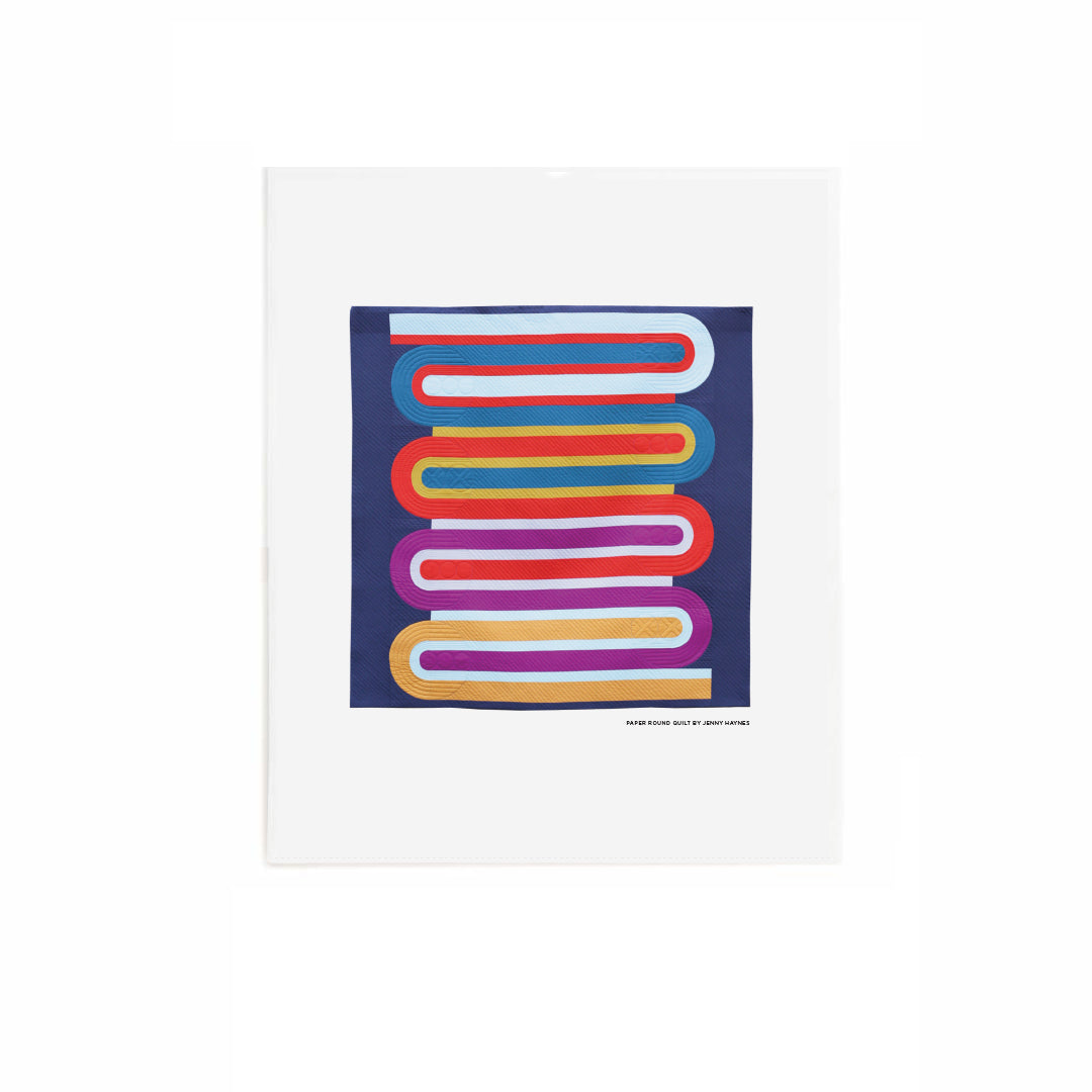 Paper Round Quilt - Art Print