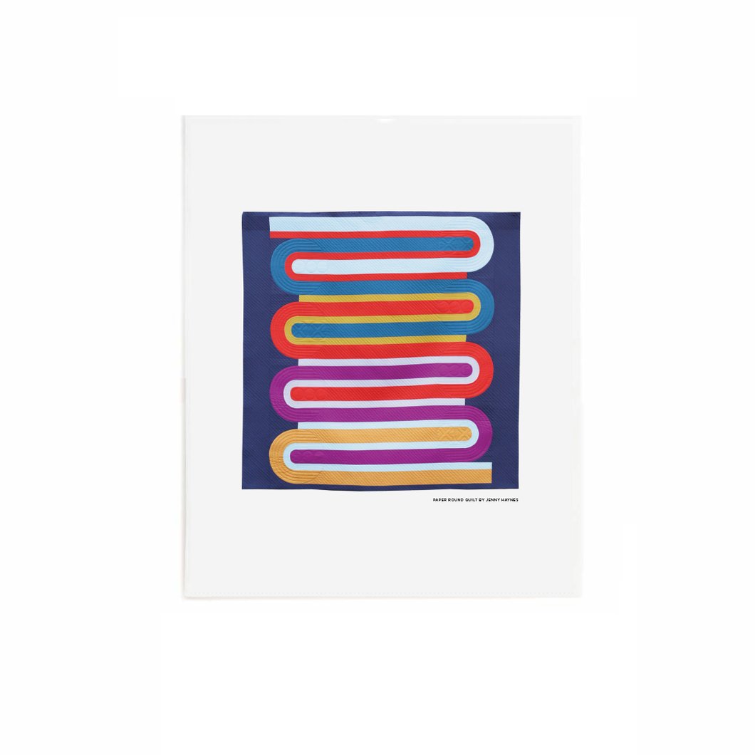 Paper Round Quilt - Art Print